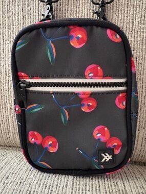 Thread Wallets Cherry Print Crossbody Purse